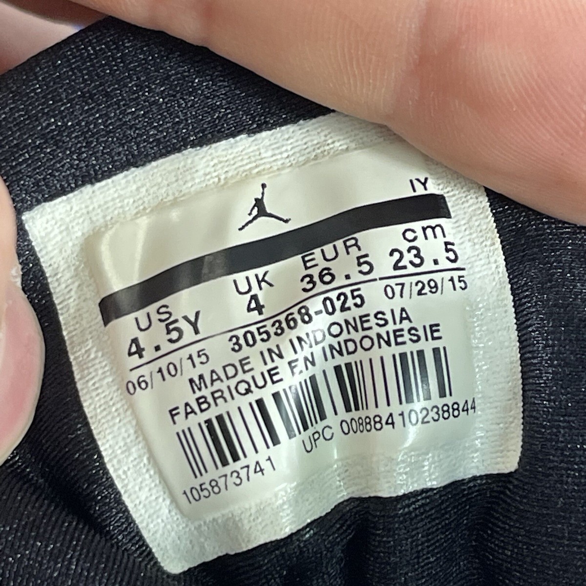 Air Jordan 8 Aqua Size 4.5Y / 6 Wmns Nike Retro GS Black