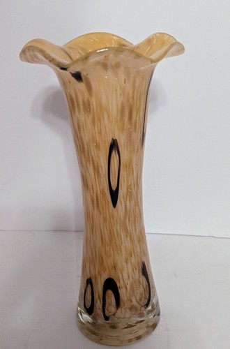 Very Nice Murano Style Glass Art Vase 9 " EXCELLENT CONDITION - Picture 4 of 14