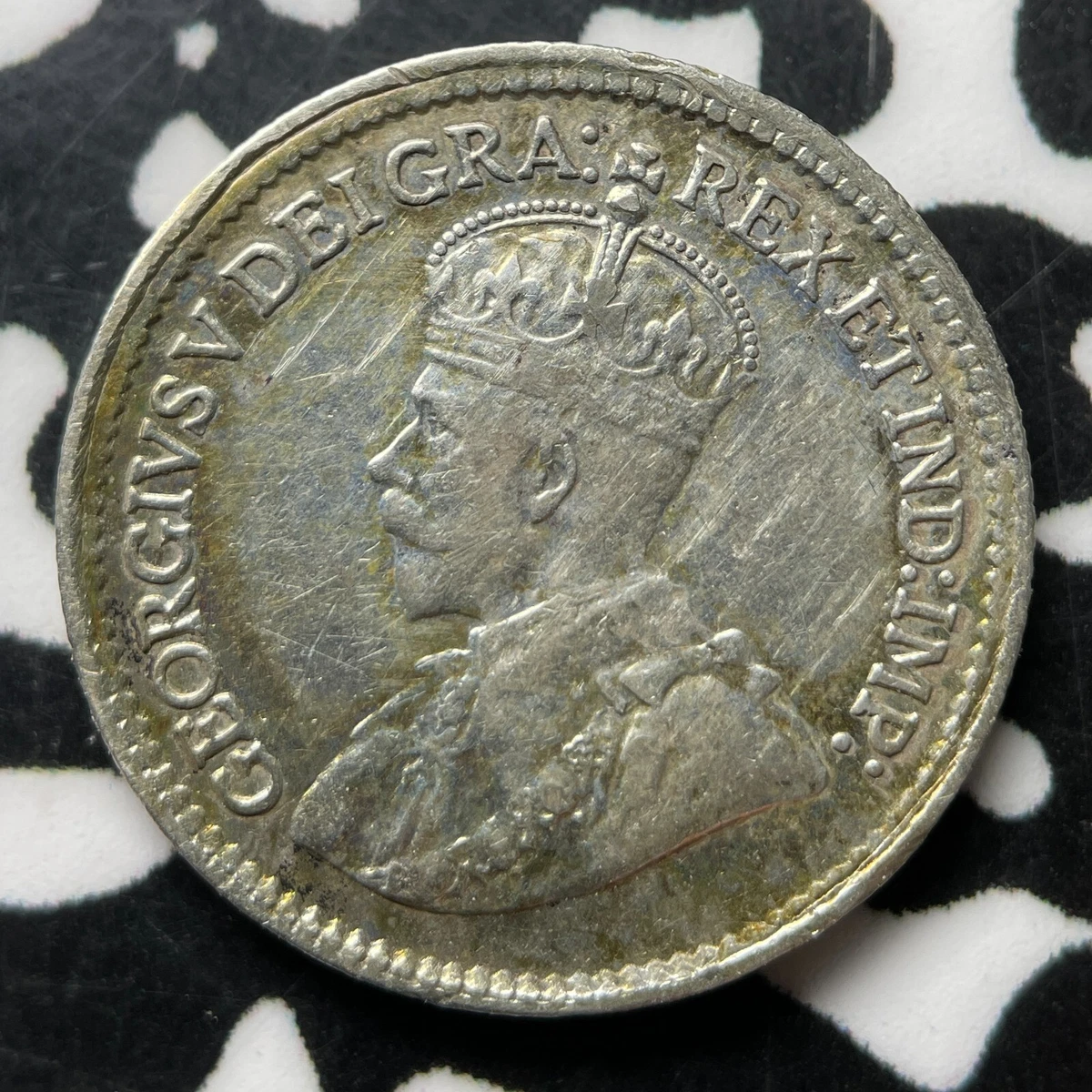 (稀少)カナダ連邦　ジョージ5世　50セント銀貨　1919 稀少)カナダ連邦 ジョージ5世 50セント銀貨 1919 稀少)カナダ連邦