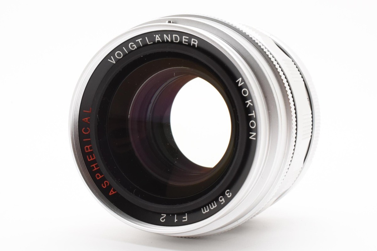 極上品NOKTON 35mm F1.2 Aspherical VM Silver Voigtlander NOKTON 35mm F/1.2 Aspherical VM Silver Edition