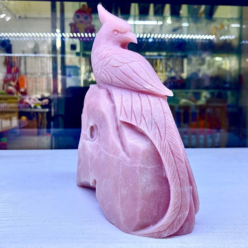 4.27LB Natural pink aobao quartz crystal Hand Carved Healing - 第 9/15 張圖片