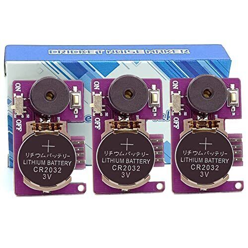 Cricket Noise Maker Prank (3 Pack), Beeping Several Months, Hidden Prank