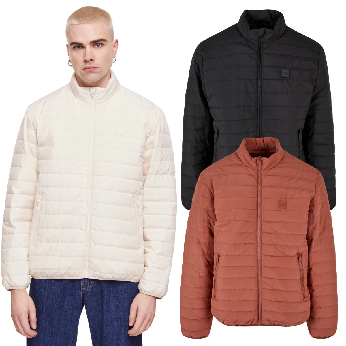 Urban Classics Light Bubble Jacket Men's Puffer Jacket Transitional Jacket New
