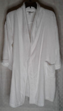 Stars above Women White Robe w pink light haze Long sleeve without tie Size S/XS