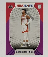 2020-21 NBA HOOPS Purple Parallel #232 KENYON MARTIN JR RC Houston Rockets 