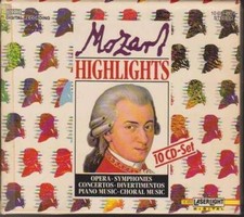 Mozart Highlights 1-10 - Audio CD By Various Artists - VERY GOOD