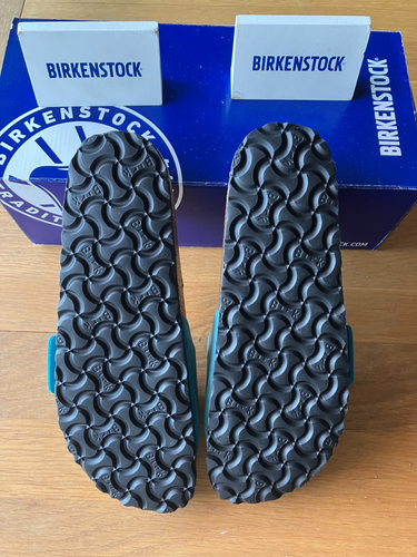 Birkenstock Madrid Big Buckle Nubukleder geölt Biscay Bay Gr. 39 schmal NEU - Bild 5 von 5