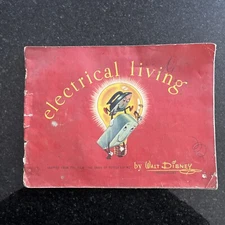 Vintage Electrical Living Westinghouse Book By Disney 1940 Electricity Electric