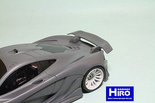 Garage Hiro Rear Wing Ver.2 Black For Kyosho Mini-Z Racer McLaren P1 Car #GHA197 - Bild 3 von 4