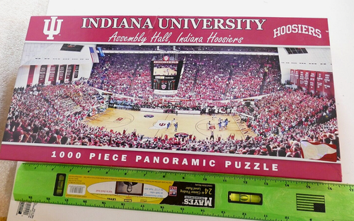 Indiana University UI Sala Assemblaggio 1000 Pezzi Puzzle Panoramico Scatola Aperta - Foto 11 di 12