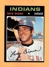 1971 Topps #539 Larry Brown Cleveland Indians
