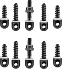 10Pc Sling Swivel Studs Wood Screw Studs Gun Sling Mounting Kit Studs Screws Set