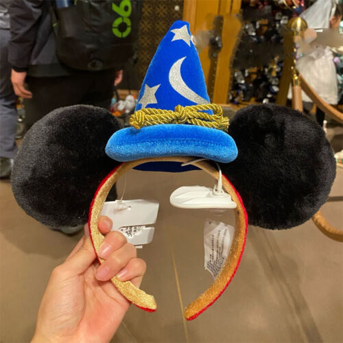 Authentic Disney Shanghai Sorcerer Fantasia Mickey Mouse Hat Ear Headband - Picture 1 of 3