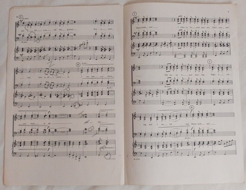 Dance With Me 1975 Small Format Sheet Music For 4-Part Mixed Voices (S.A.T.B.) - Imagen 4 de 5
