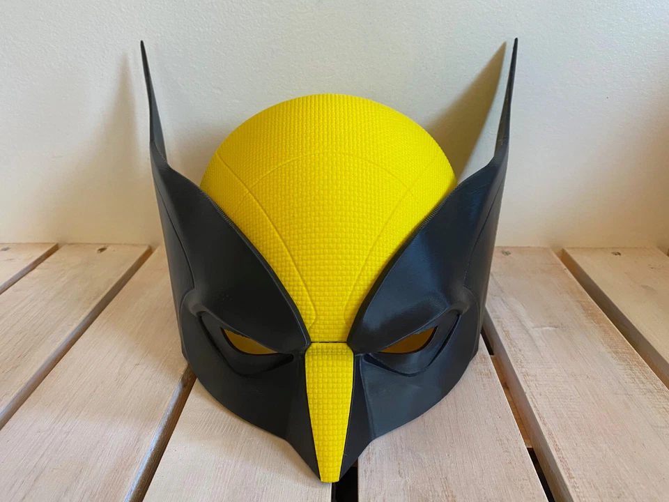 Wolverine Helmet 3D Printed Cosplay (Deadpool & Wolverine) - Image 2 of 4