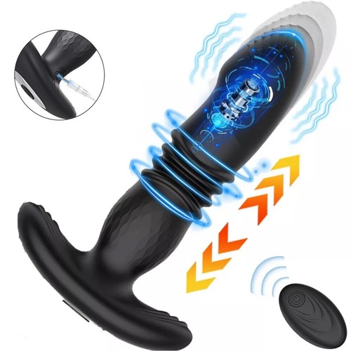 Automatic Thrusting Dildo Sex Machine Vibrator Anal Plug Sex Toy for Men Women - Picture 6 of 23