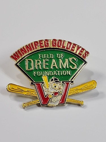 Winnipeg Goldeyes Field of Dreams Foundation 2004 Pin Manitoba Canada Baseball - Picture 2 of 4