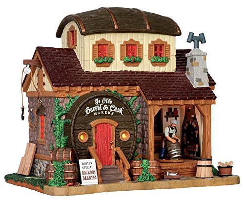 Ye Olde barril y barril Makers – Village de Navidad Lemax Ye Olde barril y barril Makers – Village de Navidad Navidad Navidad Lemax online barato