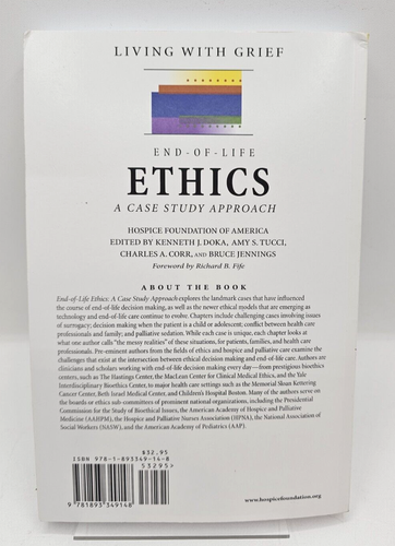 End Of Life Ethics A Case Study Approach Bruce Jennings Paperback - Picture 2 of 4