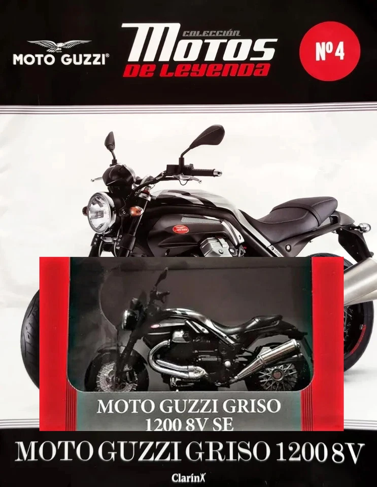 MOTOCICLETAS DE LEYENDA - MOTOS DE LEYENDA N° 4 - MOTO GUZZI GRISO 1200 V8 SE Foto 2 de 2