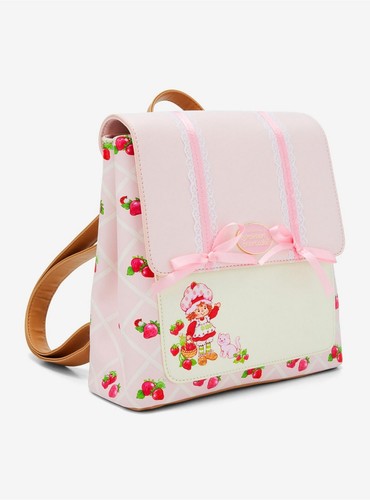 Strawberry Shortcake Strawberries & Bows Slouch Mini Backpack - NWT - Picture 2 of 4