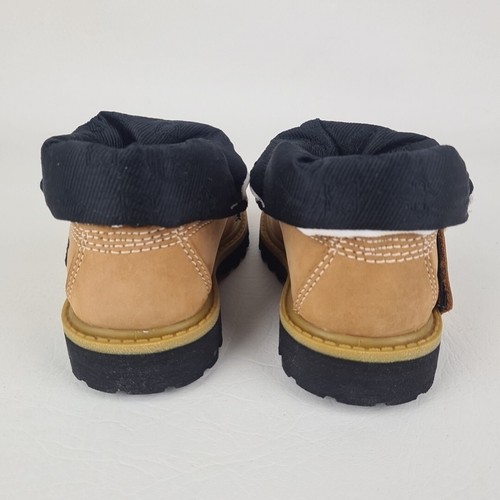 Timberland Toddler's Roll Top Thrml Boots 29809 Waterproof Winter Wheat Sz 7 - Picture 7 of 10