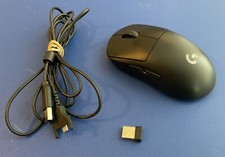 Logitech G Pro Gaming Mouse Bluetooth Wireless Optical Black M-R0070 + Charger