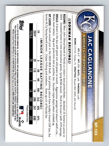 2025 TOPPS BOWMAN BASEBALL CARDS - ROOKIES - PROSPECTS - YOU PICK - BOWMAN 1st - Picture 405 of 497