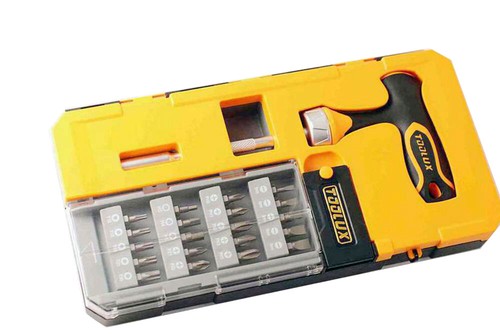 25pc L/Reach 36T Ratchet T HDL S2 Screwdriver Bits+1/4" & 3/8" Dr Socket Adapter - Bild 2 von 9