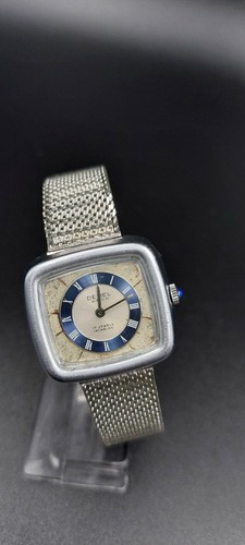 DEBEL WATCH 17 JEWELS Incabloc Molto Raro orologio TV Watch Swiss Made S.S. - Foto 4 di 21