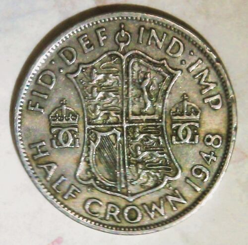 Great Britain, George Vi, 1/2 Crown, 1948 Uk