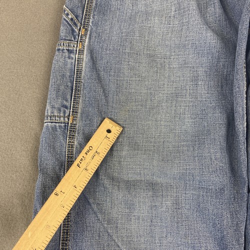 Jeans vintage Levis para hombre 36x32 azul carpintero holgados desgastados denim grunge Y2K - Imagen 7 de 19
