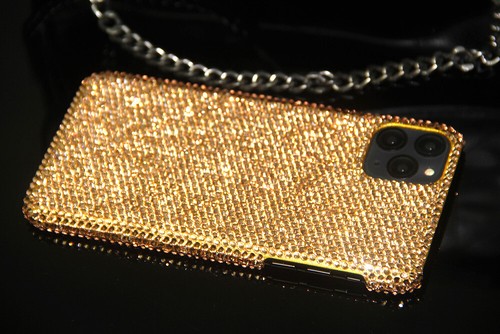 Funda Diamante Genuino Brillo Cristal Hrad Cover para iPhone 15 Pro Max 15 Plus - Imagen 65 de 79