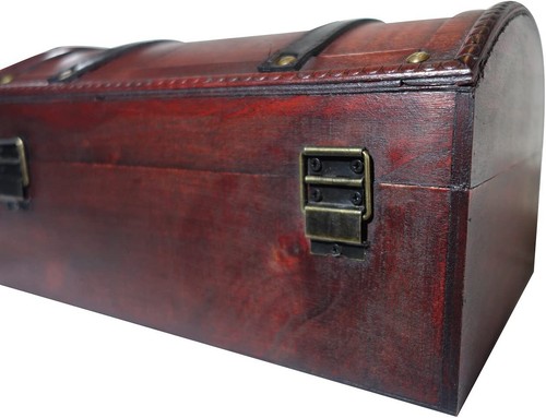 Schatztruhe Kindergeburtstag, Piratenkiste, Verschließbar mit Deckel 30x20x15cm - Bild 15 von 35