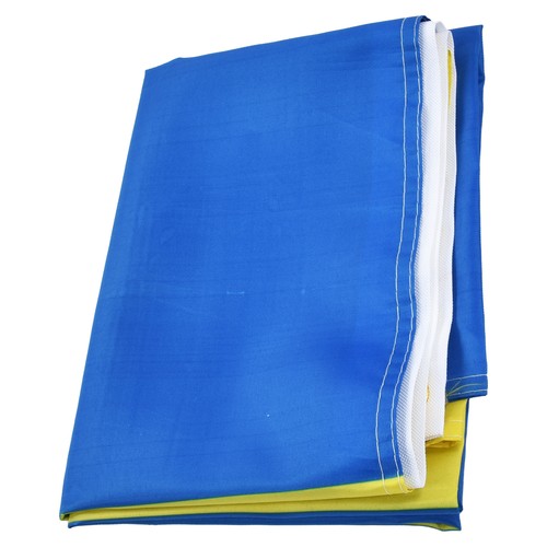 A Ukrainian Flag Polyester Pongee Vivid Color UV Fade Resistant Digital - Photo 9/12