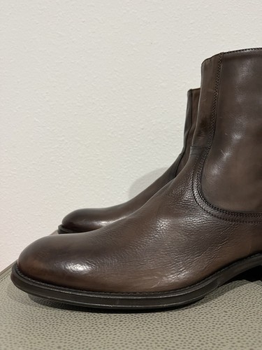 To Boot New York Muller Dark Brown Calf Leather Boots Mens 12 Shoes Adam Derrick - Picture 3 of 22