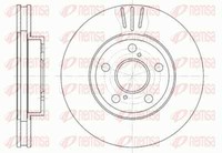 Remsa 2X Bremsscheibe Vorne Ø255 Mm FüR Toyota Prius _W3_ 1.8 Hybrid Celica