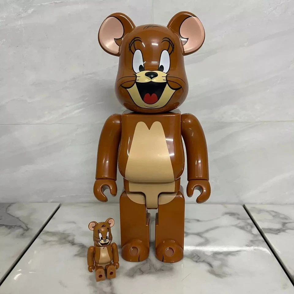 400% Bearbrick Figura de Acción Tom y Jerry 28cm Modelo Juguete Muñeca Regalo Decoración del Hogar Foto 3 de 4