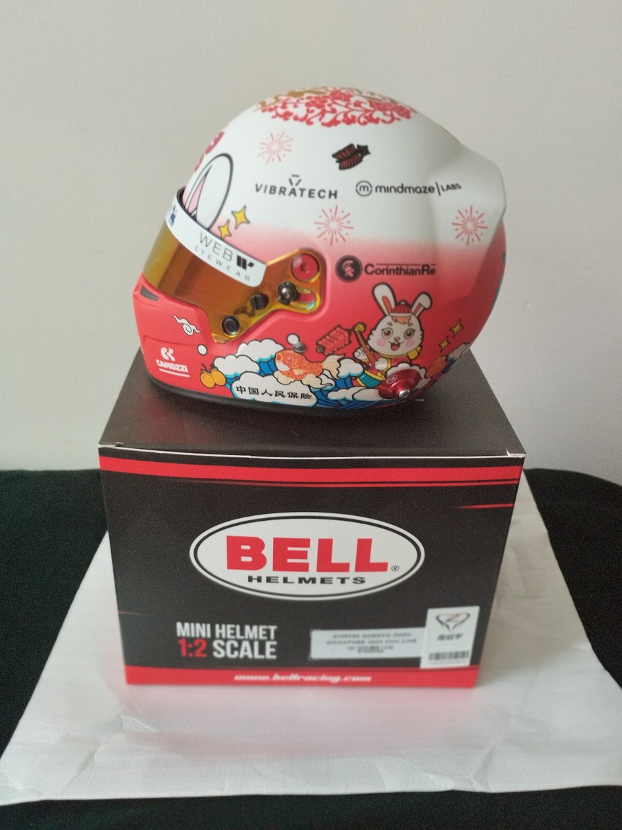 周冠宇 2023 Alfa Romeo F1 1/2 scale helmet (Singapore GP + 周冠宇 2023 Alfa Romeo F1 1/2 scale helmet (Singapore GP +