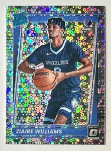 2021-22 Optic Ziaire Williams Silver Disco Prizm Rookie SP RC #198 Fast Break