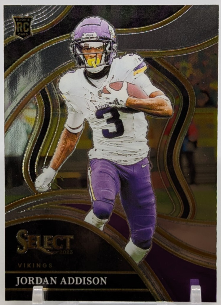 2023 Select Football Jordan Addison Base Club Level #254 RC - Minnesota Vikings