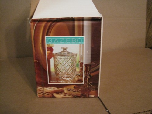 INDIANA GLASS RUBY FLASH LATTICE BISCUIT COOKIE JAR/BARREL #3122--NEW - Picture 12 of 14