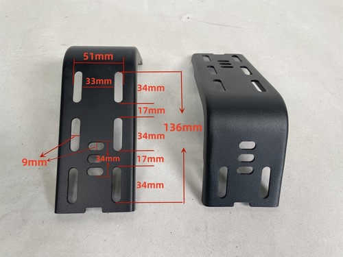 4x Universal Roof Rack Brackets Adjustable 140MM-170MM for Rain Gutter Mount 4x4 - Picture 2 of 9