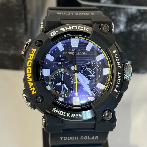 CASIO G-SHOCK MASTER OF G ANALOGUE FROGMAN GWF-A1000-1 Black - Picture 2 of 9