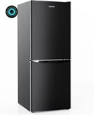 BANGSON 4.0 Cu.Ft Small Refrigerator with Freezer Small Fridge with Bottom Free