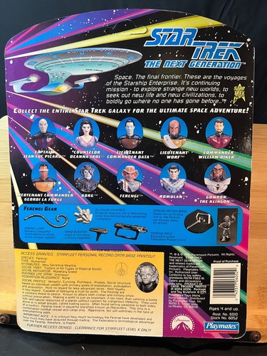 Vintage - Star Trek - Next Generation - FERENGI - Action Figure - NEW - Picture 2 of 2