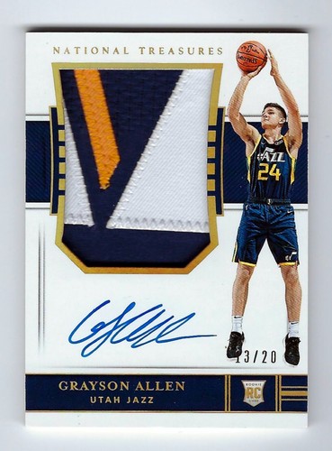 Grayson Allen 18/19 National Treasures Auto RC #102 SN #13/20