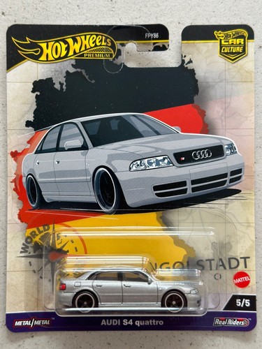 Hot Wheels Premium AUDI S4 QUATTRO World Tour Ingolstadt Car Culture rs3 rs4 rs6 - 第 1/3 張圖片