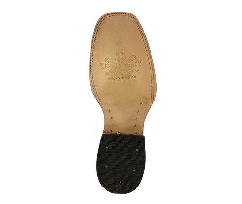 Botas de Vaquero Negras para Hombres Vestido Occidental Cuero Cosido Rodeo Rancho Puntera Cuadrada - Imagen 5 de 5