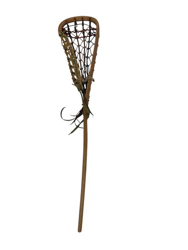 Antiguo palo de lacrosse vintage de madera 39” x 7” estampado 6 - Imagen 2 de 14